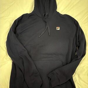 Fila Hoodie Sweatshirt Navy Men’s Large